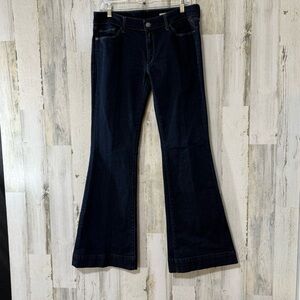 Replay Teena Women's Dark Denim Flare Jeans